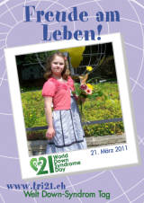 Poster zum Welt Down-Syndrom Tag 2011