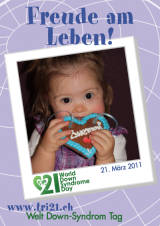 Poster zum Welt Down-Syndrom Tag 2011