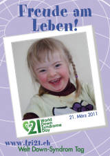 Poster zum Welt Down-Syndrom Tag 2011