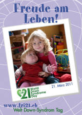 Poster zum Welt Down-Syndrom Tag 2011