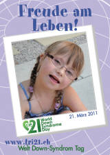 Poster zum Welt Down-Syndrom Tag 2011