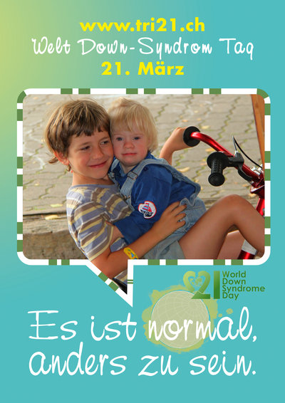 Plakataktion 2012 'Es ist normal, anders zu sein.'