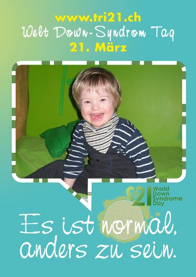 Plakataktion 2012 'Es ist normal, anders zu sein.'