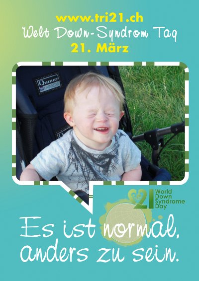 Plakataktion 2012 'Es ist normal, anders zu sein.'