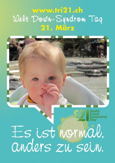 Plakataktion 2012 'Es ist normal, anders zu sein.'