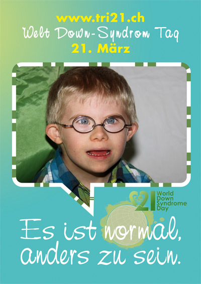 Plakataktion 2012 'Es ist normal, anders zu sein.'