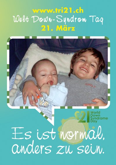 Plakataktion 2012 'Es ist normal, anders zu sein.'