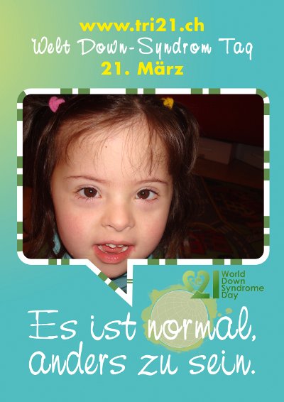 Plakataktion 2012 'Es ist normal, anders zu sein.'