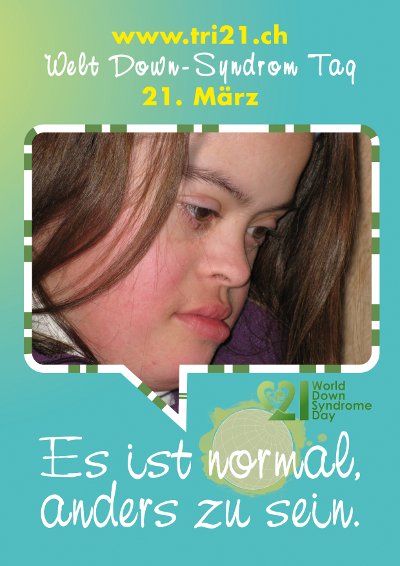 Plakataktion 2012 'Es ist normal, anders zu sein.'