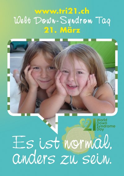 Plakataktion 2012 'Es ist normal, anders zu sein.'