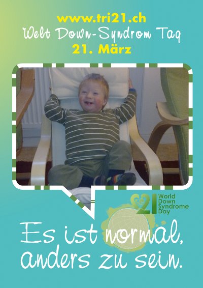 Plakataktion 2012 'Es ist normal, anders zu sein.'