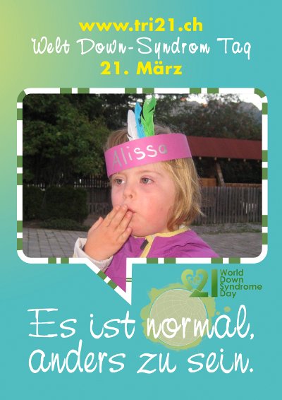 Plakataktion 2012 'Es ist normal, anders zu sein.'