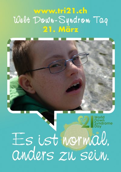 Plakataktion 2012 'Es ist normal, anders zu sein.'