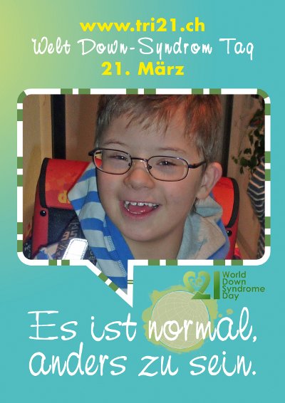 Plakataktion 2012 'Es ist normal, anders zu sein.'