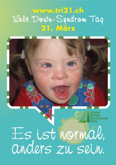 Plakataktion 2012 'Es ist normal, anders zu sein.'