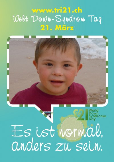 Plakataktion 2012 'Es ist normal, anders zu sein.'