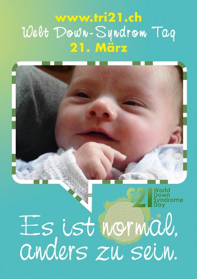 Plakataktion 2012 'Es ist normal, anders zu sein.'