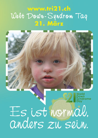 Plakataktion 2012 'Es ist normal, anders zu sein.'