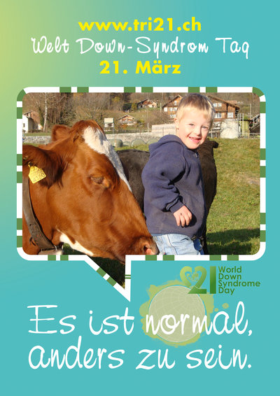 Plakataktion 2012 'Es ist normal, anders zu sein.'