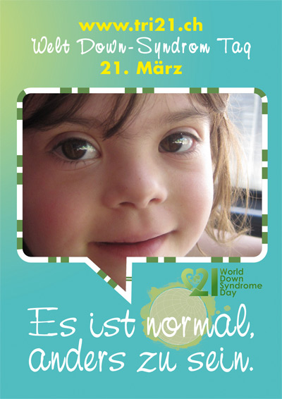 Plakataktion 2012 'Es ist normal, anders zu sein.'
