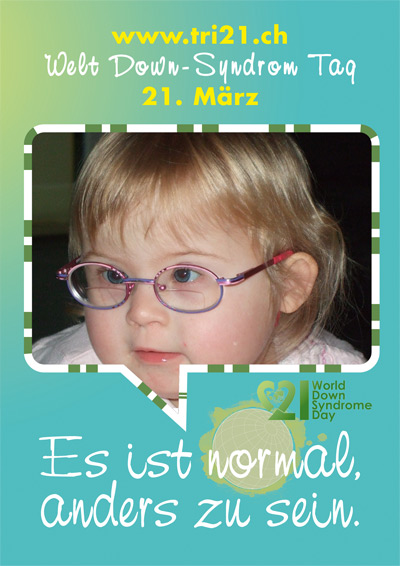 Plakataktion 2012 'Es ist normal, anders zu sein.'