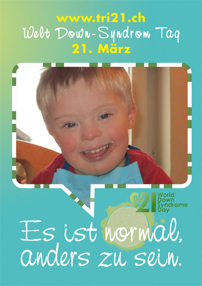 Plakataktion 2012 'Es ist normal, anders zu sein.'