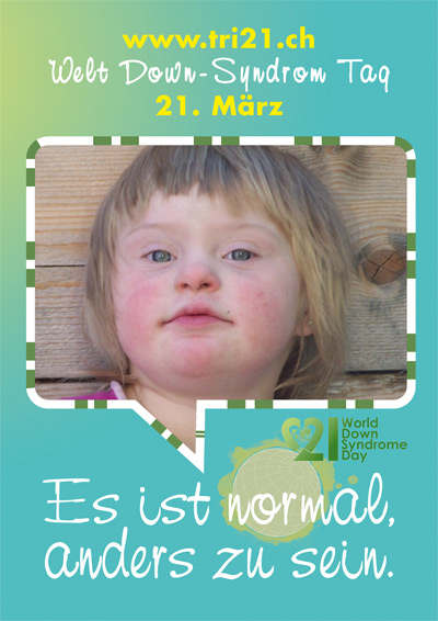 Plakataktion 2012 'Es ist normal, anders zu sein.'