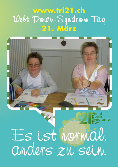 Plakataktion 2012 'Es ist normal, anders zu sein.'
