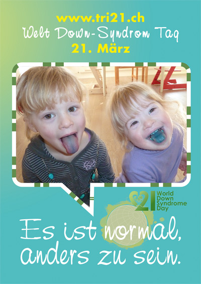 Plakataktion 2012 'Es ist normal, anders zu sein.'
