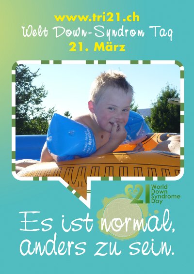 Plakataktion 2012 'Es ist normal, anders zu sein.'
