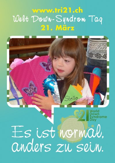 Plakataktion 2012 'Es ist normal, anders zu sein.'
