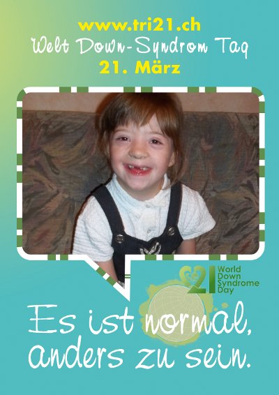 Plakataktion 2012 'Es ist normal, anders zu sein.'