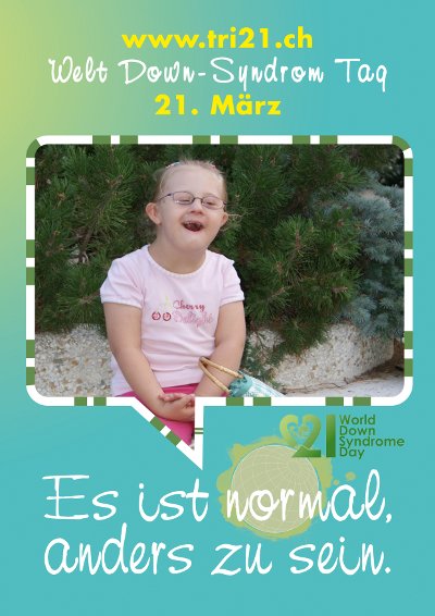 Plakataktion 2012 'Es ist normal, anders zu sein.'