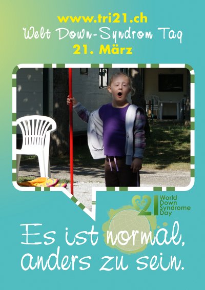 Plakataktion 2012 'Es ist normal, anders zu sein.'