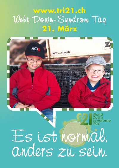 Plakataktion 2012 'Es ist normal, anders zu sein.'