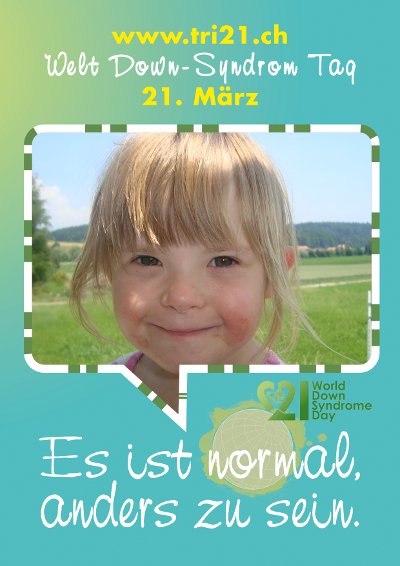 Plakataktion 2012 'Es ist normal, anders zu sein.'