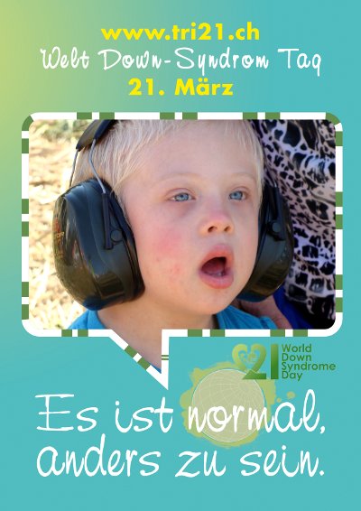 Plakataktion 2012 'Es ist normal, anders zu sein.'