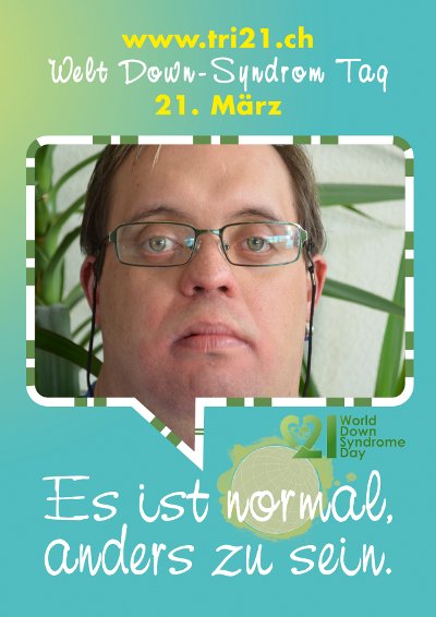 Plakataktion 2012 'Es ist normal, anders zu sein.'