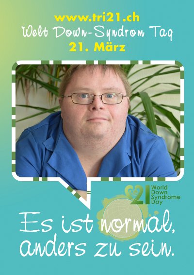 Plakataktion 2012 'Es ist normal, anders zu sein.'