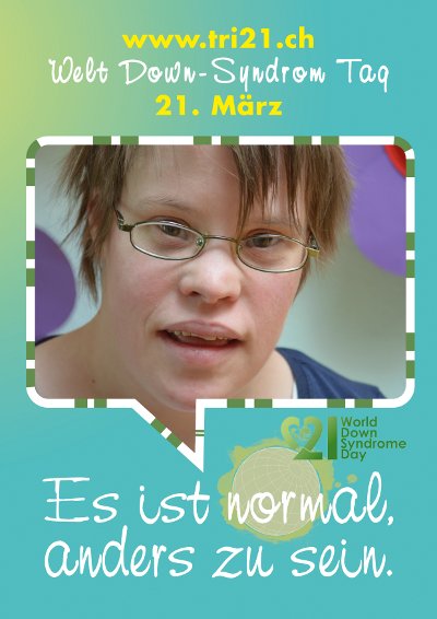 Plakataktion 2012 'Es ist normal, anders zu sein.'