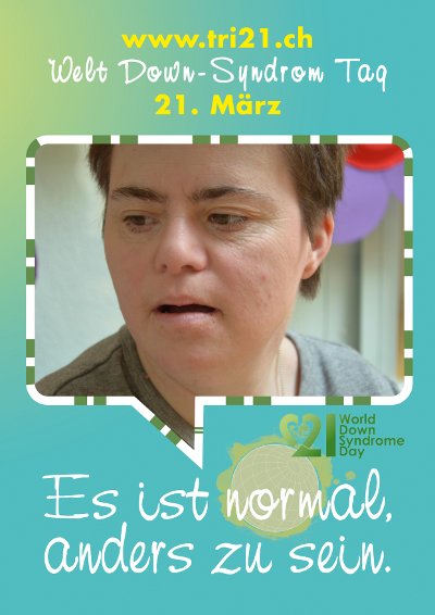 Plakataktion 2012 'Es ist normal, anders zu sein.'