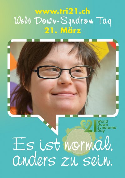 Plakataktion 2012 'Es ist normal, anders zu sein.'