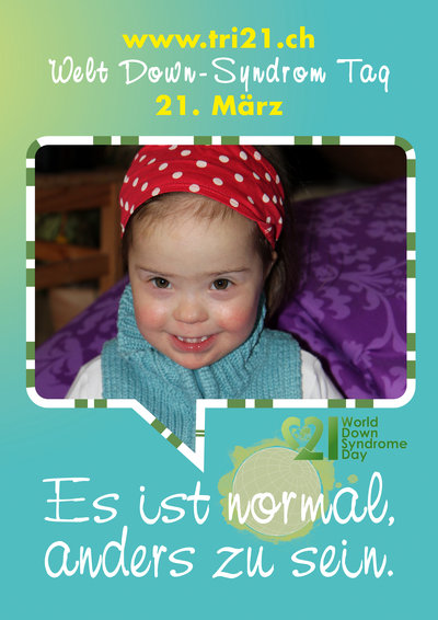 Plakataktion 2012 'Es ist normal, anders zu sein.'