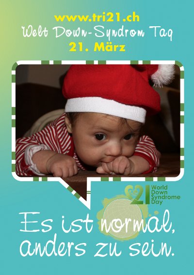 Plakataktion 2012 'Es ist normal, anders zu sein.'