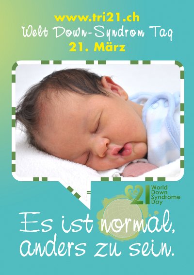 Plakataktion 2012 'Es ist normal, anders zu sein.'