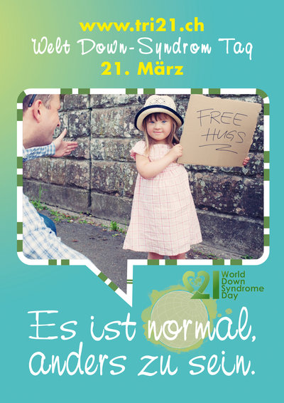 Plakataktion 2012 'Es ist normal, anders zu sein.'