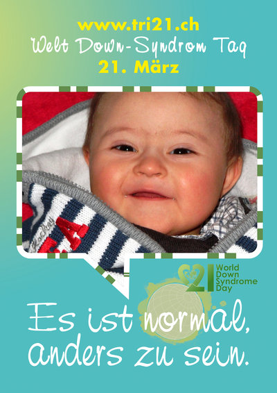 Plakataktion 2012 'Es ist normal, anders zu sein.'