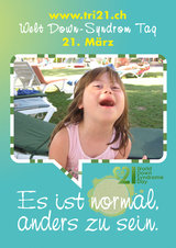 Poster zum Welt Down-Syndrom Tag 2012