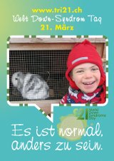 Poster zum Welt Down-Syndrom Tag 2012