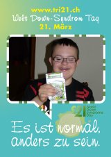 Poster zum Welt Down-Syndrom Tag 2012